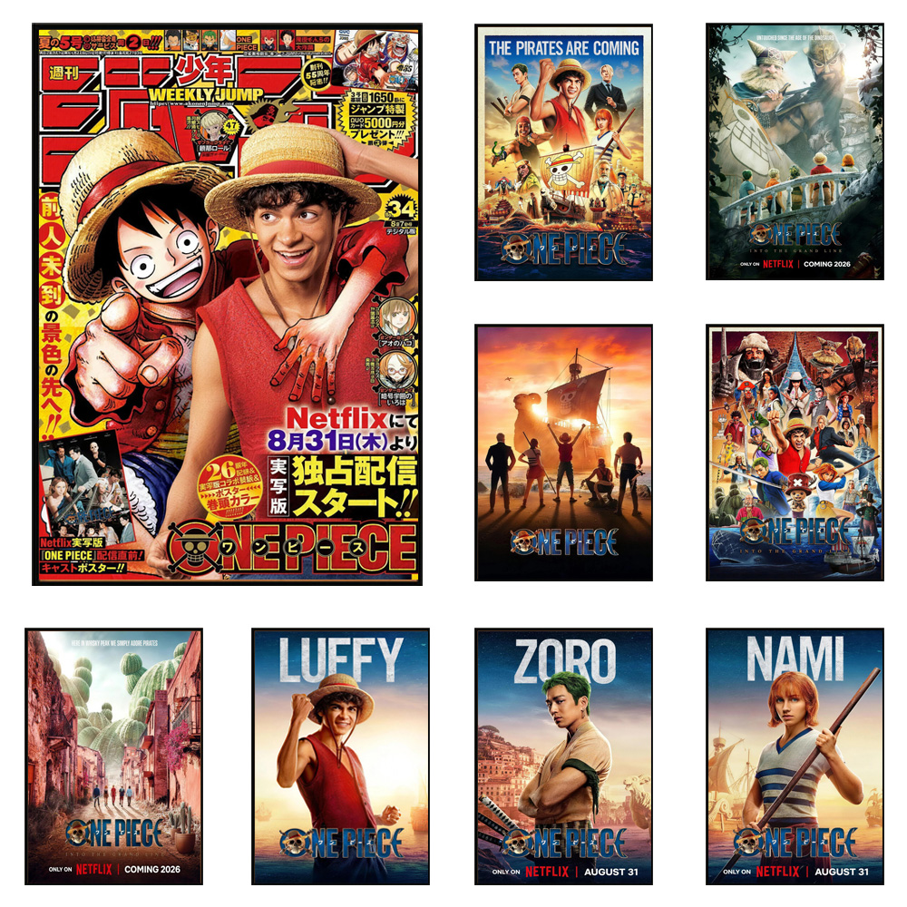 Resin Art Wall Decor - 2026 Pop Manga One Piece Live