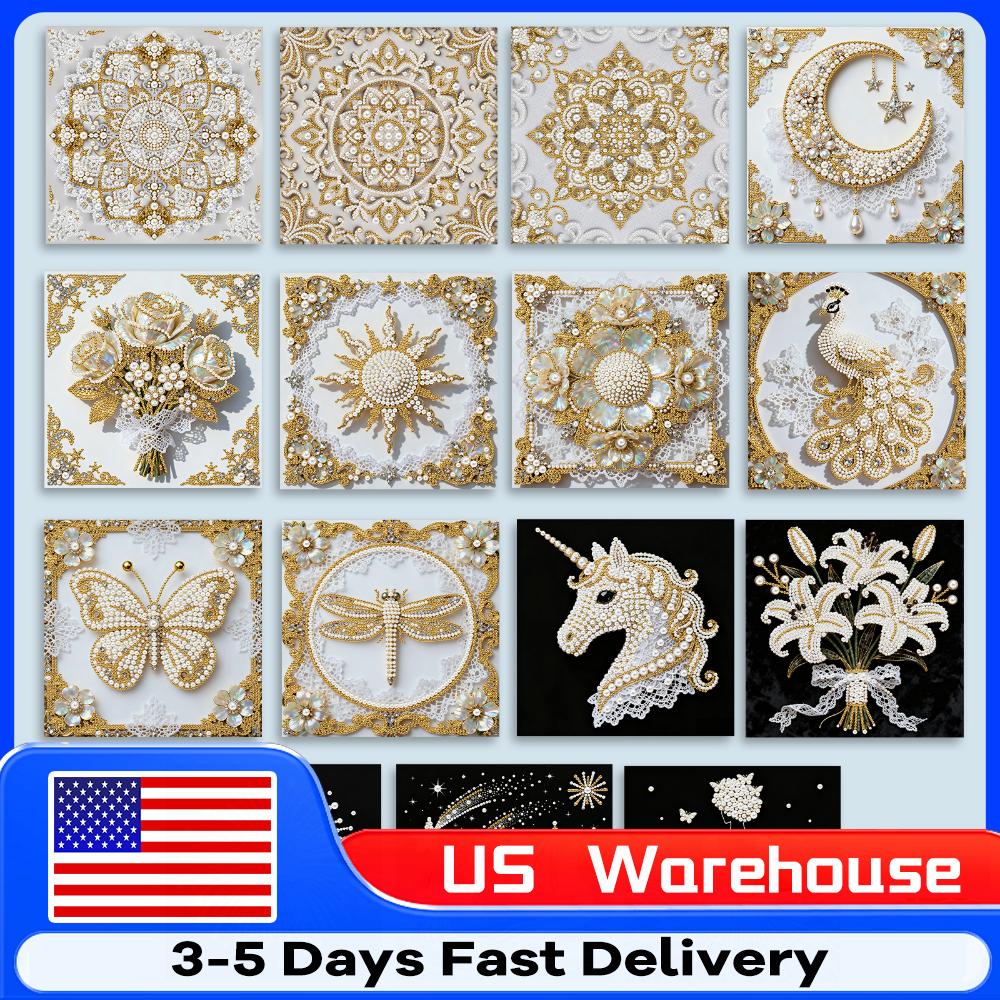 Resin Art Wall Decor - DIY Pearl Painting Kit for Home