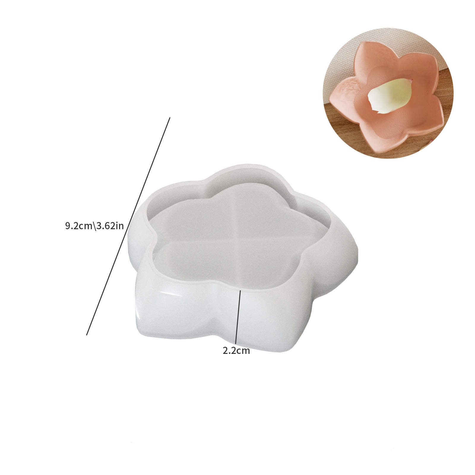 Petal Plate Dish Jewelry Plate - Resin Art Products ulasan dan harga