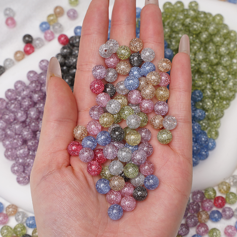 8/10mm Resins Round Shaped Bea - Resin Art Jewellery Kit ulasan dan harga