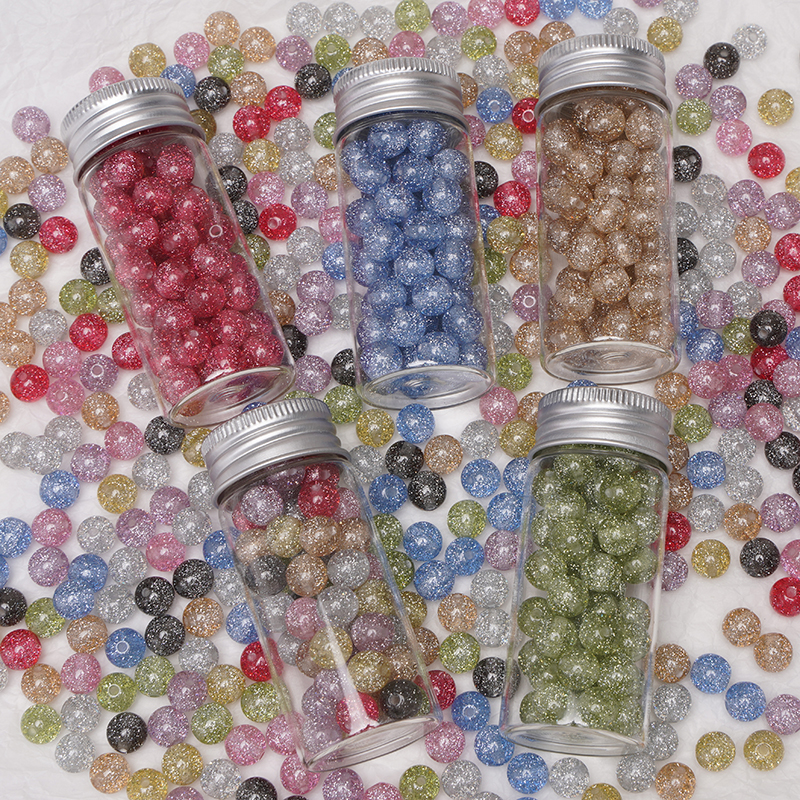 8/10mm Resins Round Shaped Bea - Resin Art Jewellery Kit ulasan dan harga