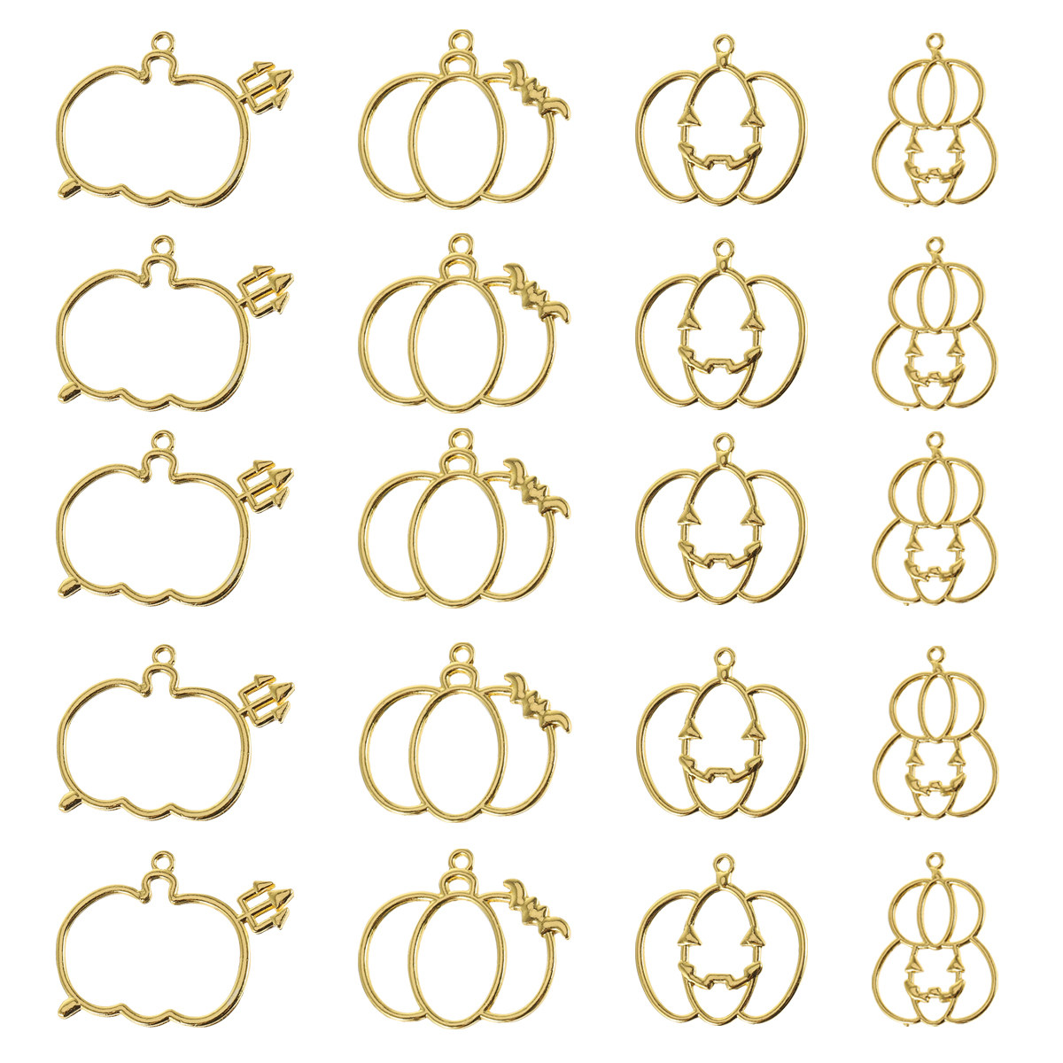 20Pcs DIY Pumpkin Resin Pendan - Resin Art Kit ulasan dan harga