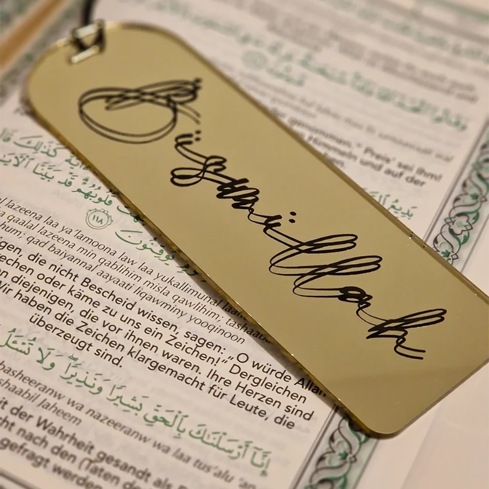 5Pcs Bookmark Book Acrylic Mir - Resin Art Quran Set ulasan dan harga