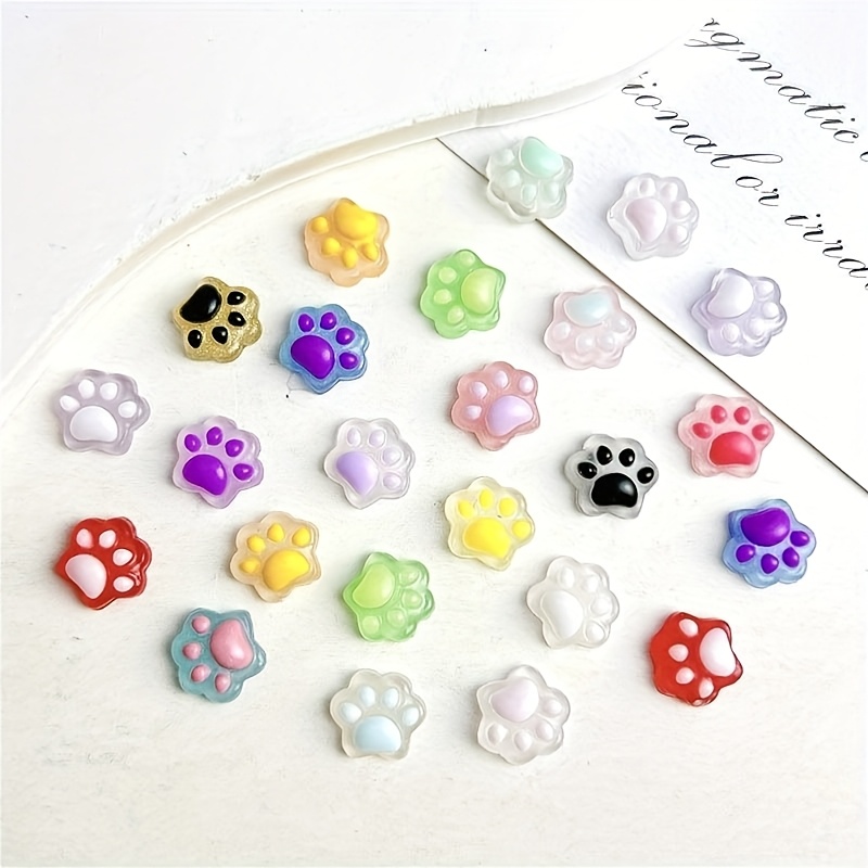 100 pieces luminous resin cat' - Resin Art And Craft ulasan dan harga
