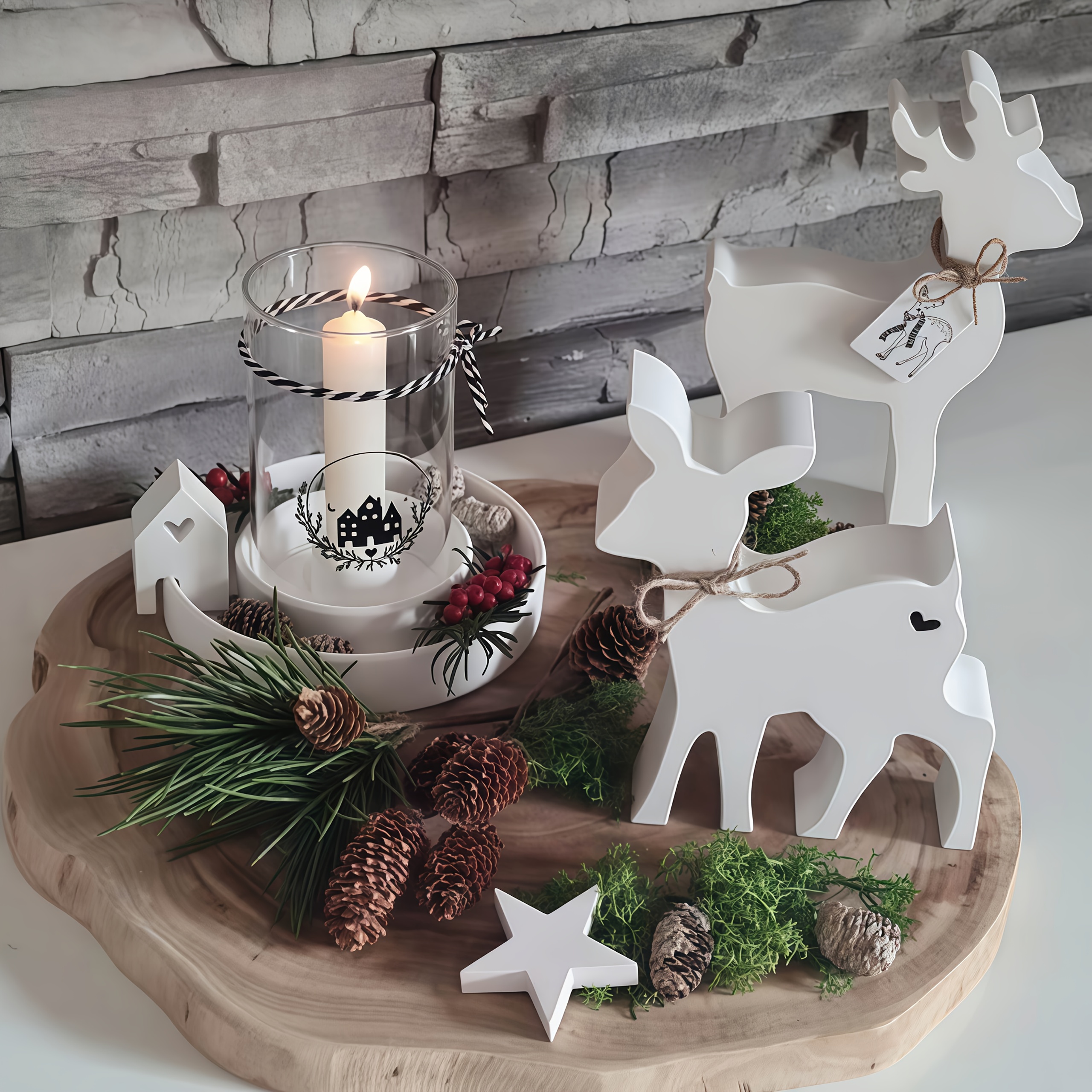 Christmas Decoration Silicone  - Resin Art Products ulasan dan harga