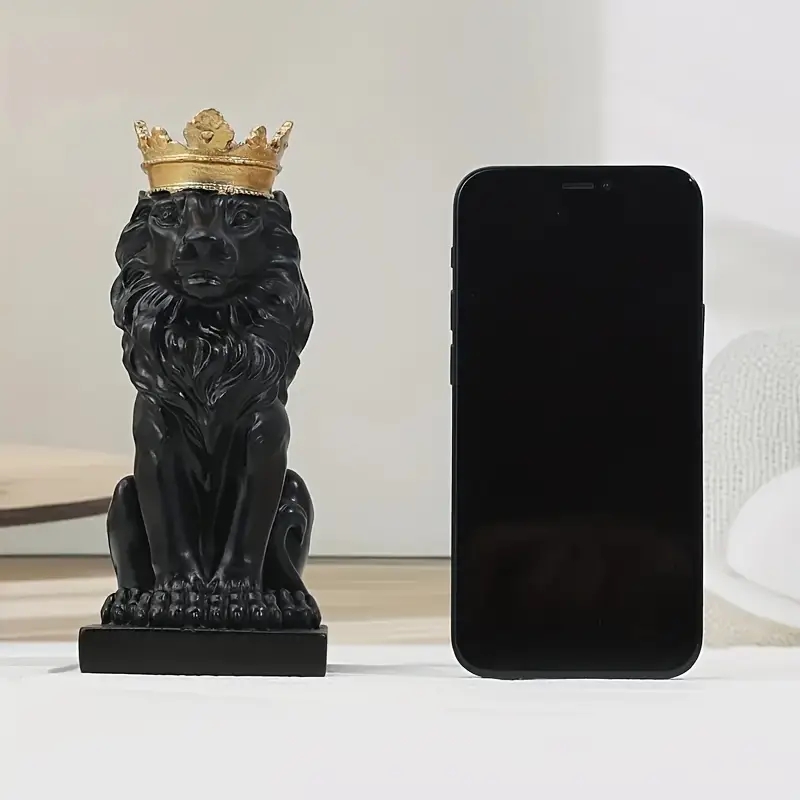 Creative Lion Statue Crown Lio - Resin Art India ulasan dan harga