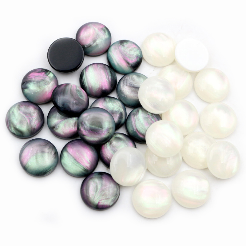 40pcs 8mm 10mm 12mm Round Resi - Resin Art Jewellery Kit ulasan dan harga