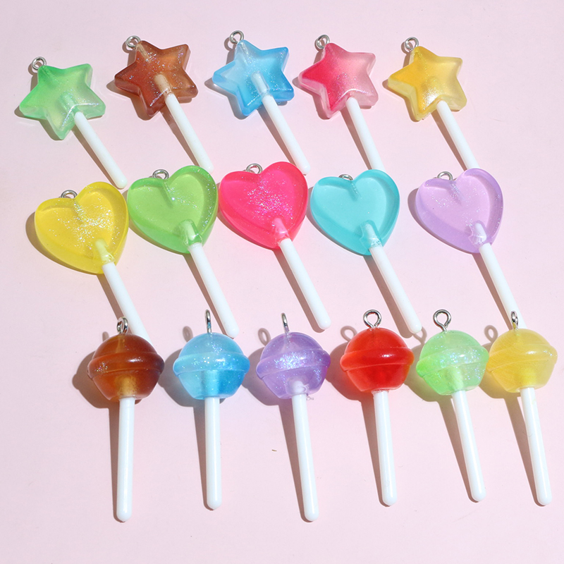 10pcs Mixed Colors Resin Cute  - Resin Art Jewellery Kit ulasan dan harga