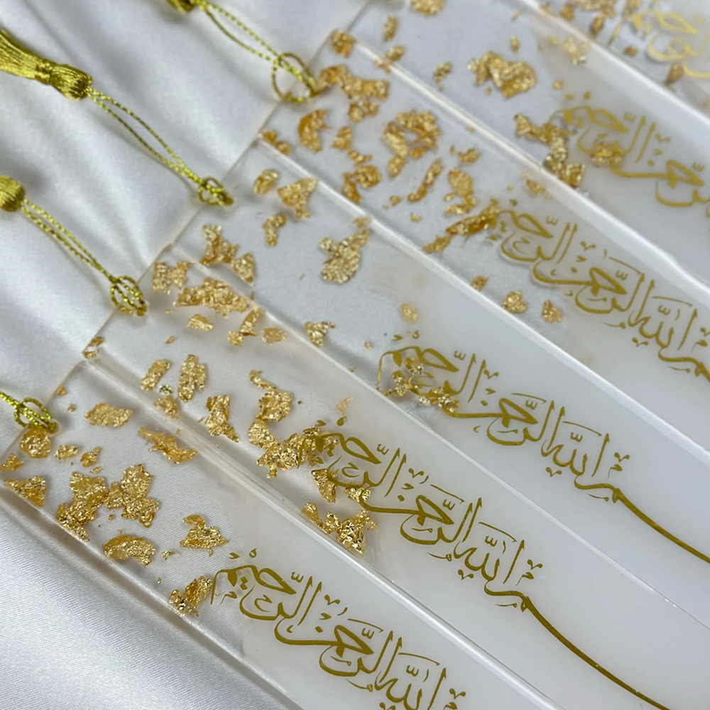 1Pcs Ramadan Mubarak Pearlesce - Resin Art Quran Set ulasan dan harga