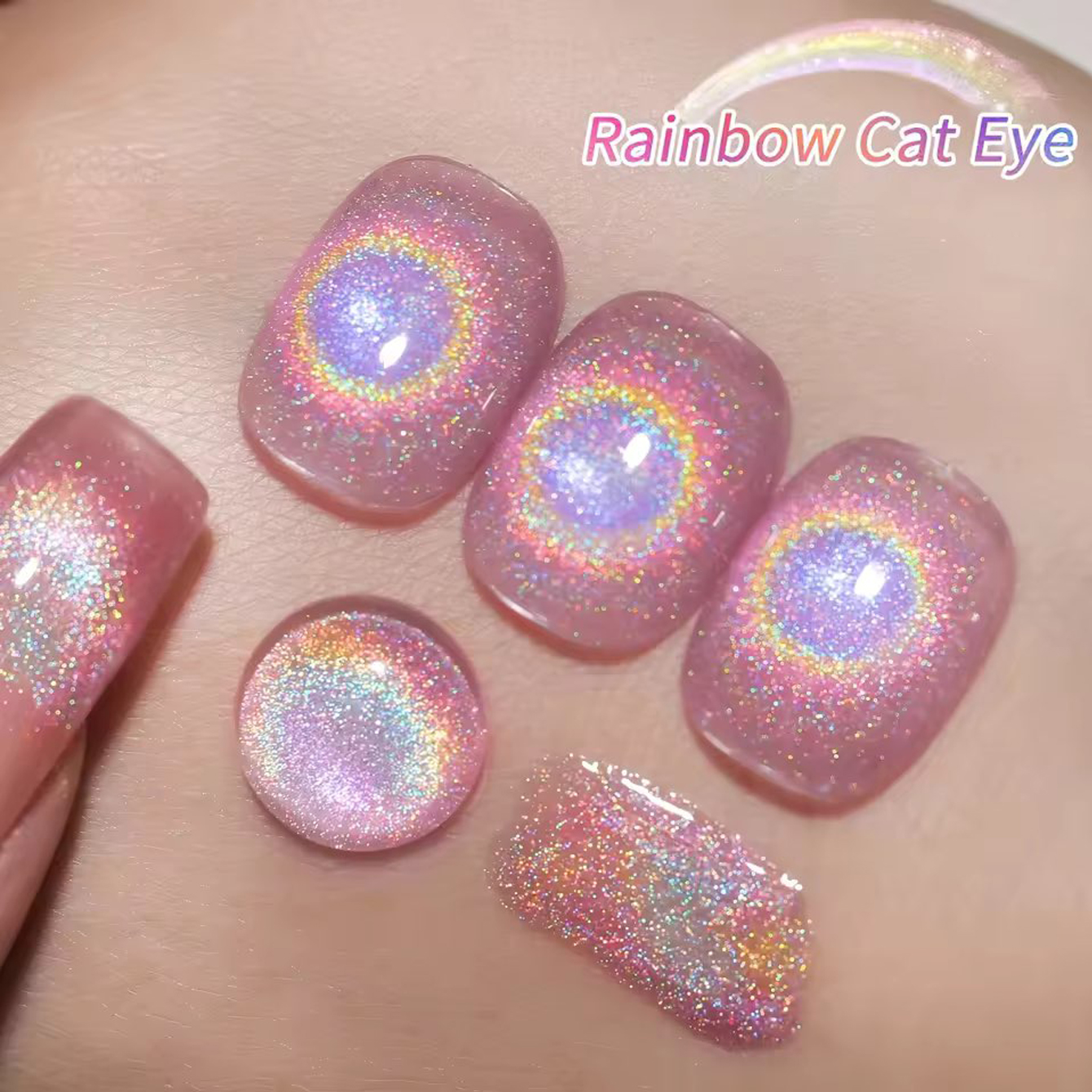 1-10pcs 10ml Pink Rainbow Magn - Resin Art Uv Light ulasan dan harga