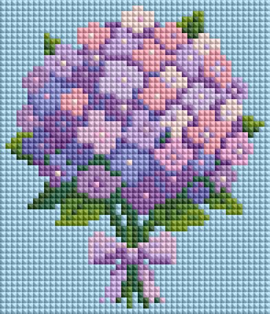 Minigem® Purple Hydrangea 5D D - Resin Art Purple ulasan dan harga