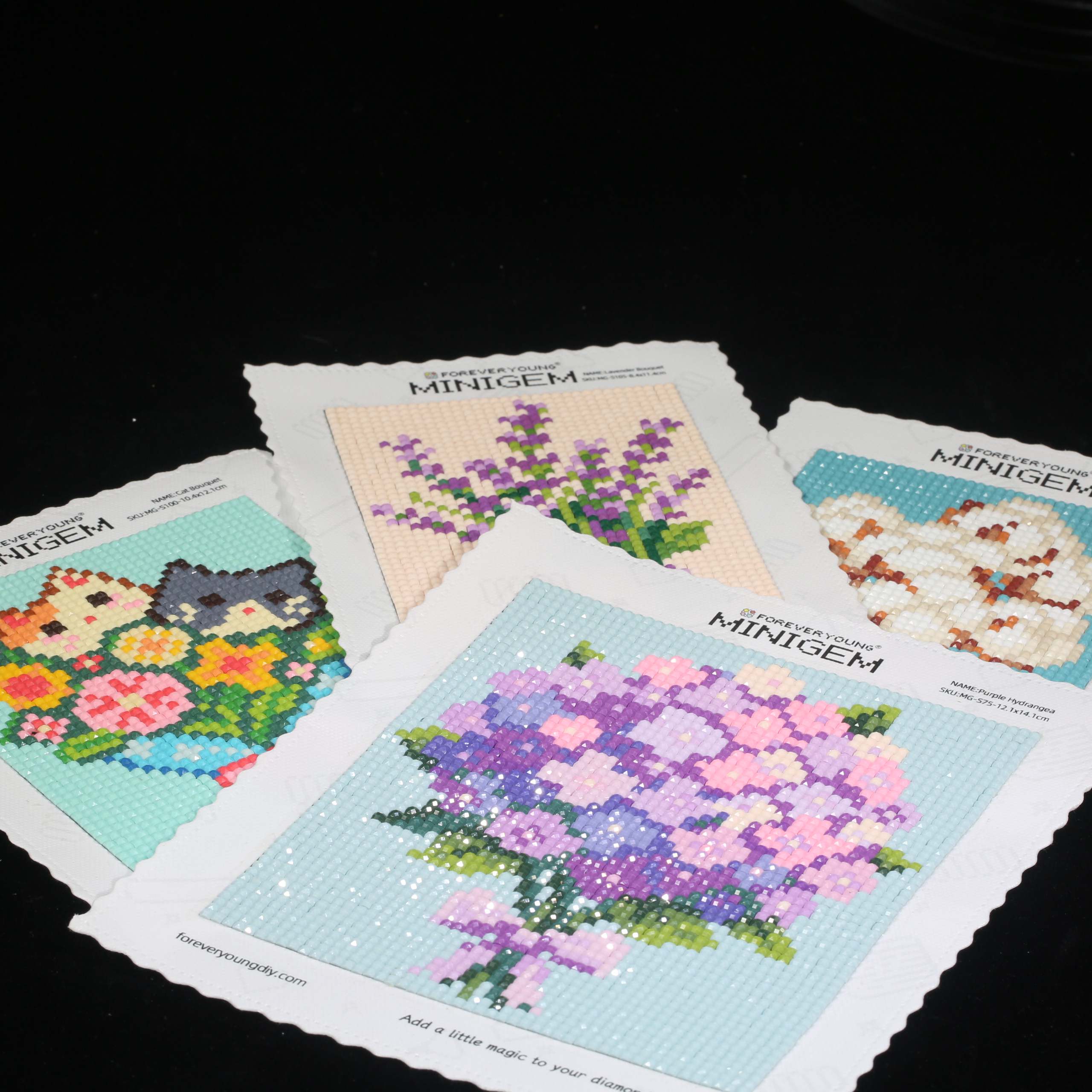 Minigem® Purple Hydrangea 5D D - Resin Art Purple ulasan dan harga