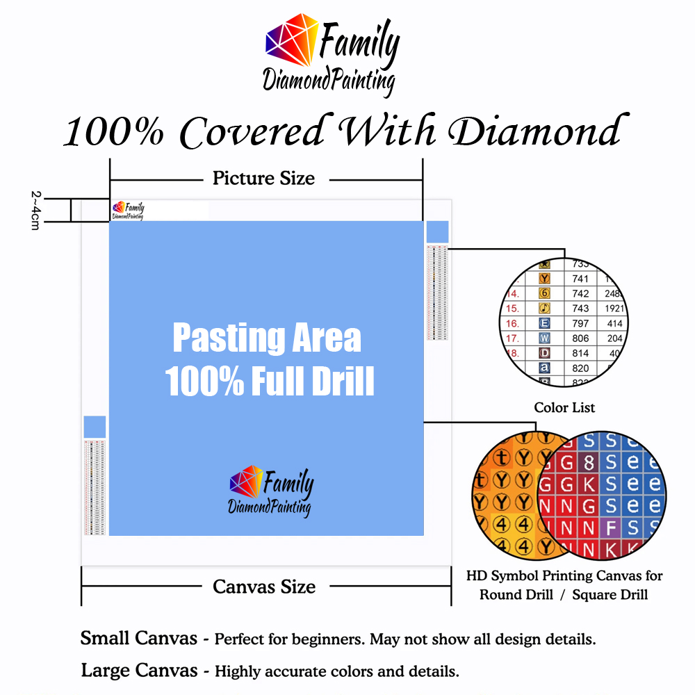 Diamond Painting Family Color  - Resin Art Kit ulasan dan harga