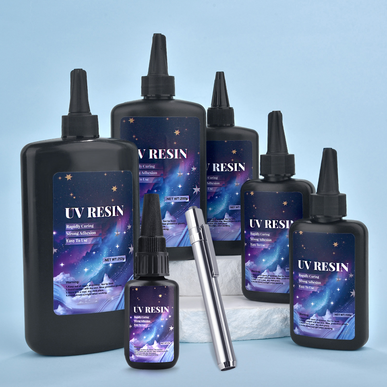 25/50/100/120/200/250g UV Fix  - Resin Art Uv Light ulasan dan harga