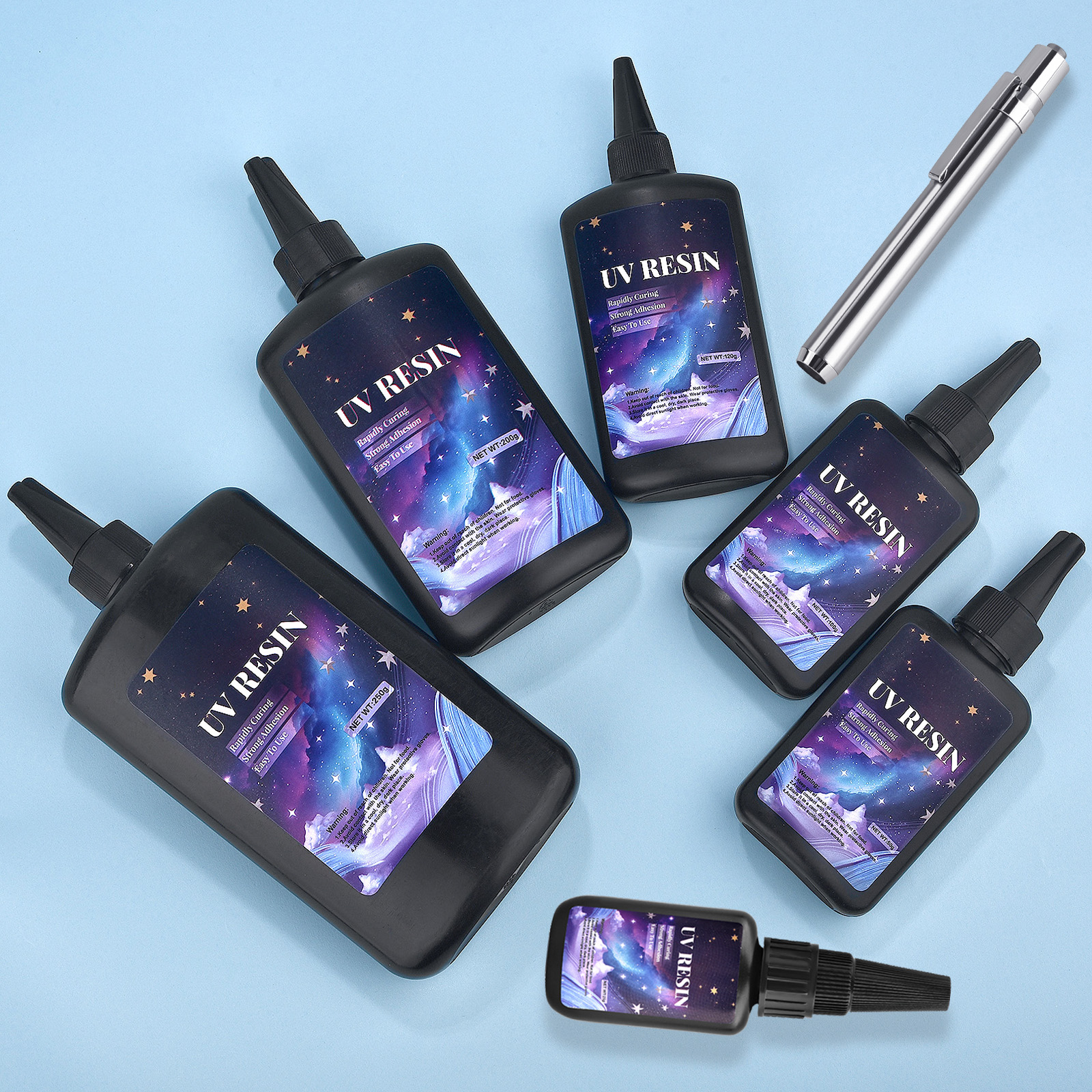 25/50/100/120/200/250g UV Fix  - Resin Art Uv Light ulasan dan harga