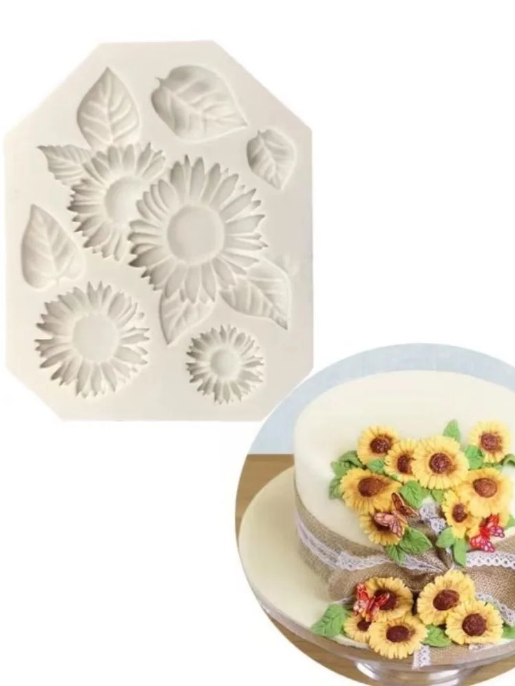 3D Sunflower Candle Mold Silic - Resin Art Design ulasan dan harga