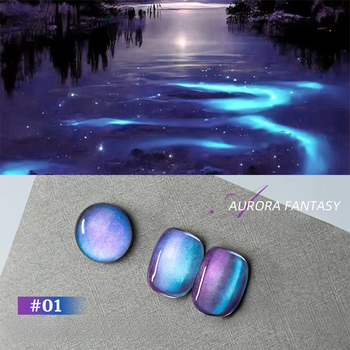 1pcs SHAKA Spring Summer Fanta - Resin Art Purple ulasan dan harga