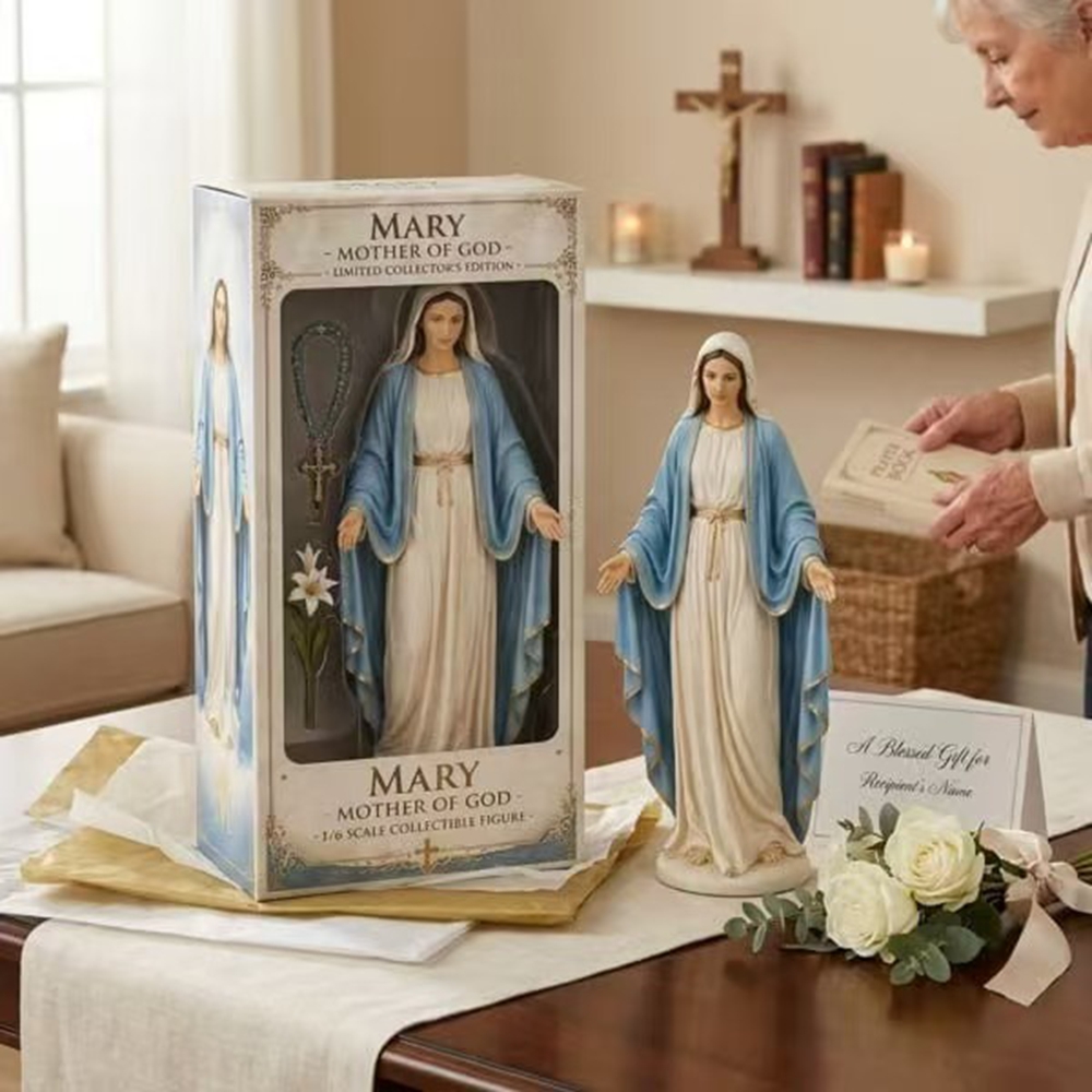 Virgin Mary Desktop Figurine O - Resin Art Mary ulasan dan harga