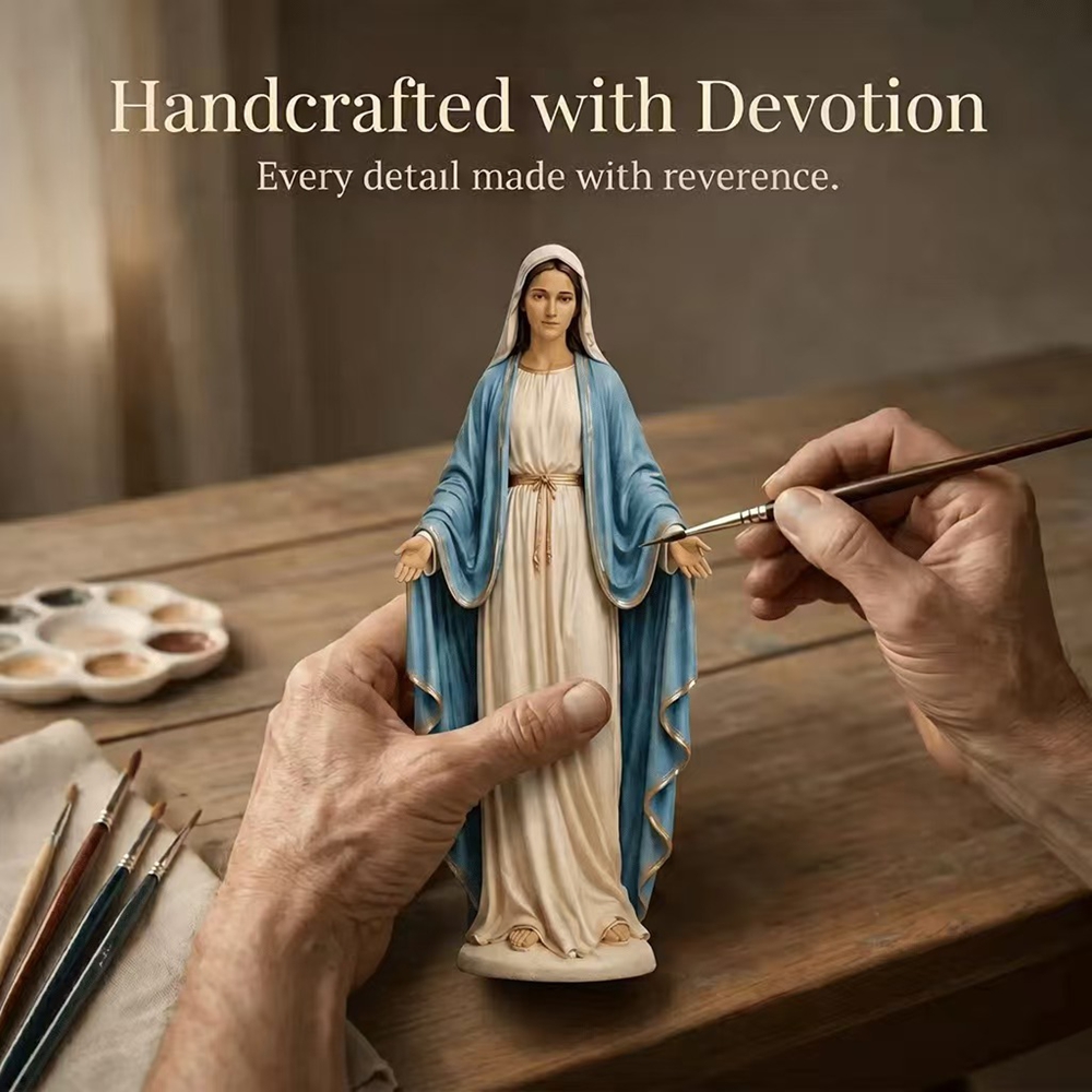 Virgin Mary Desktop Figurine O - Resin Art Mary ulasan dan harga