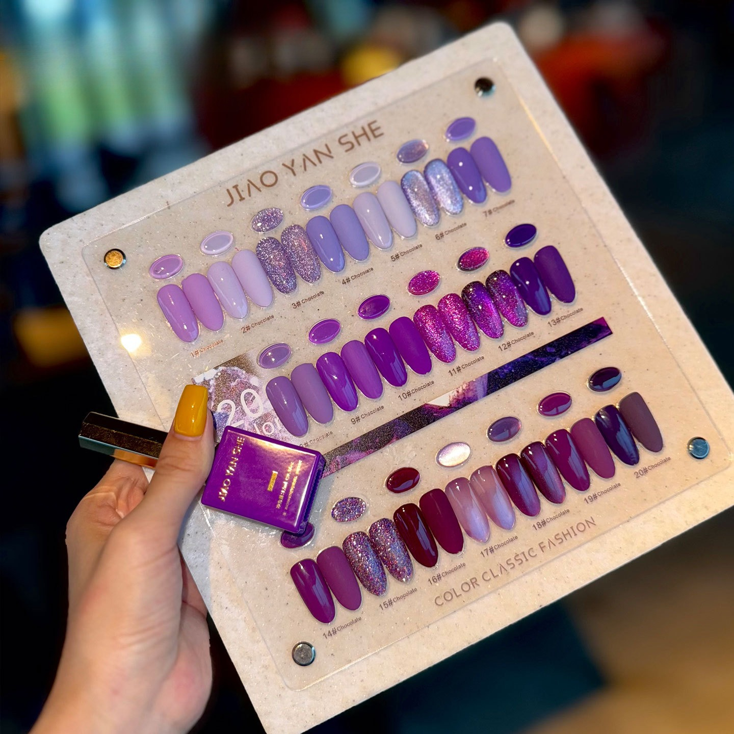 20Pcs/Set Purple Green Blue Co - Resin Art Purple ulasan dan harga