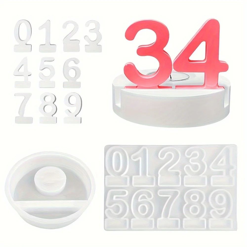 2pc Birthday Cake Silicones Mo - Resin Art And Craft ulasan dan harga