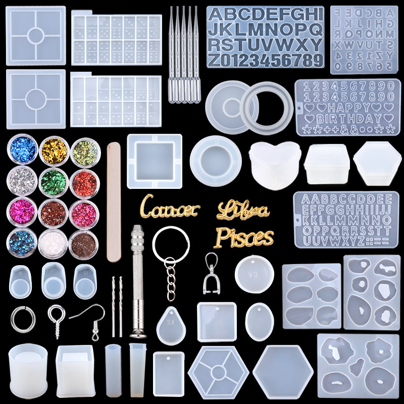 Silicone Resin Molds Kit Epoxy - Resin Art Earrings Kit ulasan dan harga