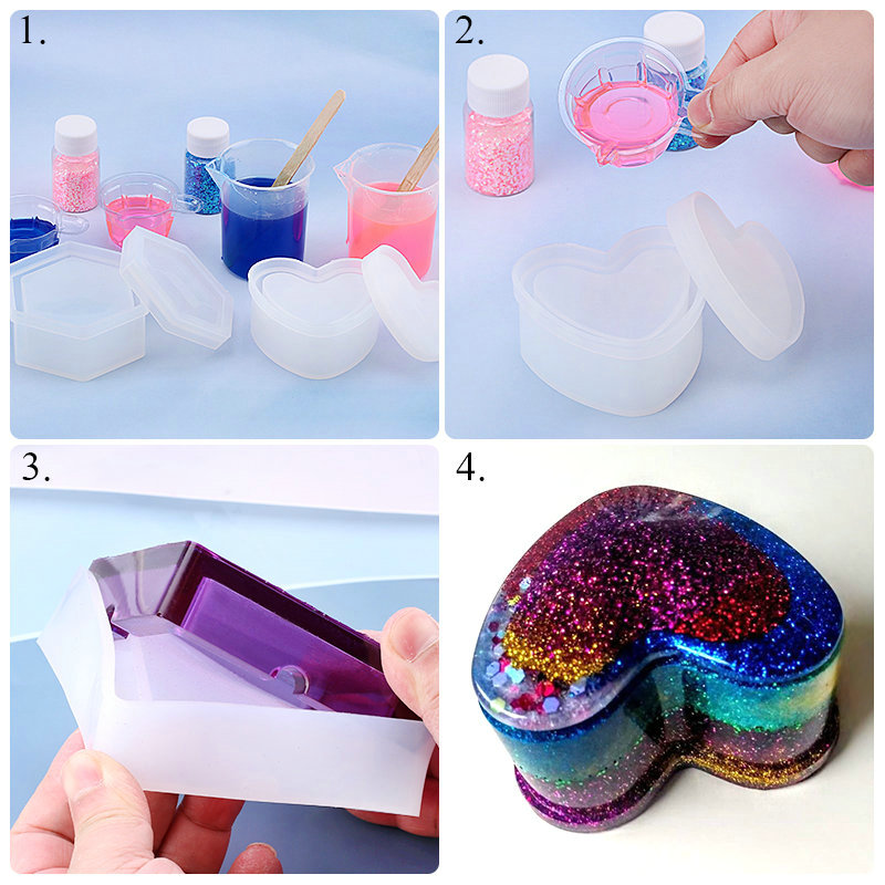 Silicone Resin Molds Kit Epoxy - Resin Art Earrings Kit ulasan dan harga