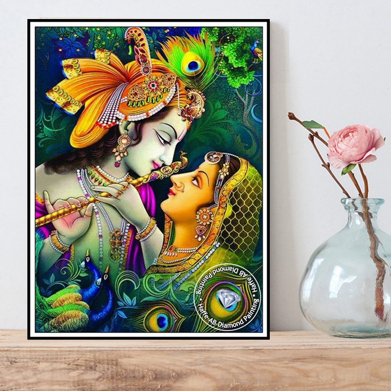 India Radha Krishna Diamond Pa - Resin Art India ulasan dan harga