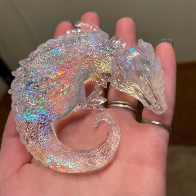 3 Styles Mirror Sleepy Dragon  - Resin Art Products ulasan dan harga