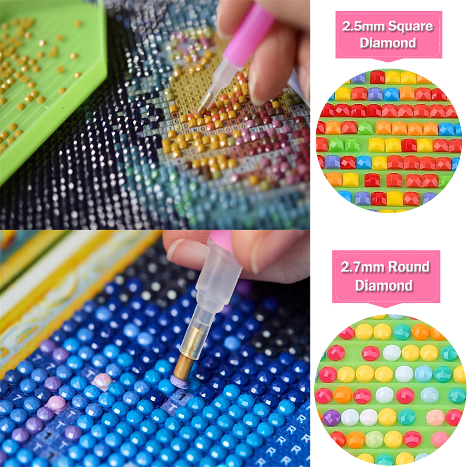 1pc frameless Diamond Painting - Resin Art Wall Decor ulasan dan harga