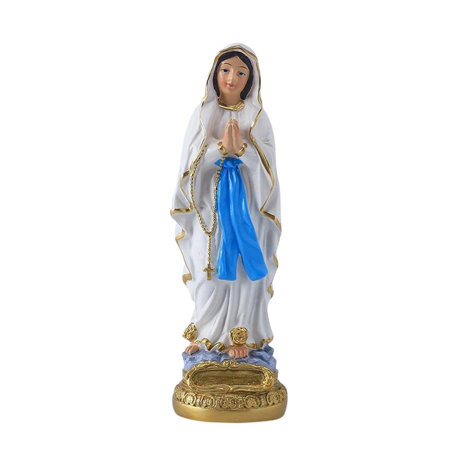 Mary Statue Figurine Sculpture - Resin Art Mary ulasan dan harga