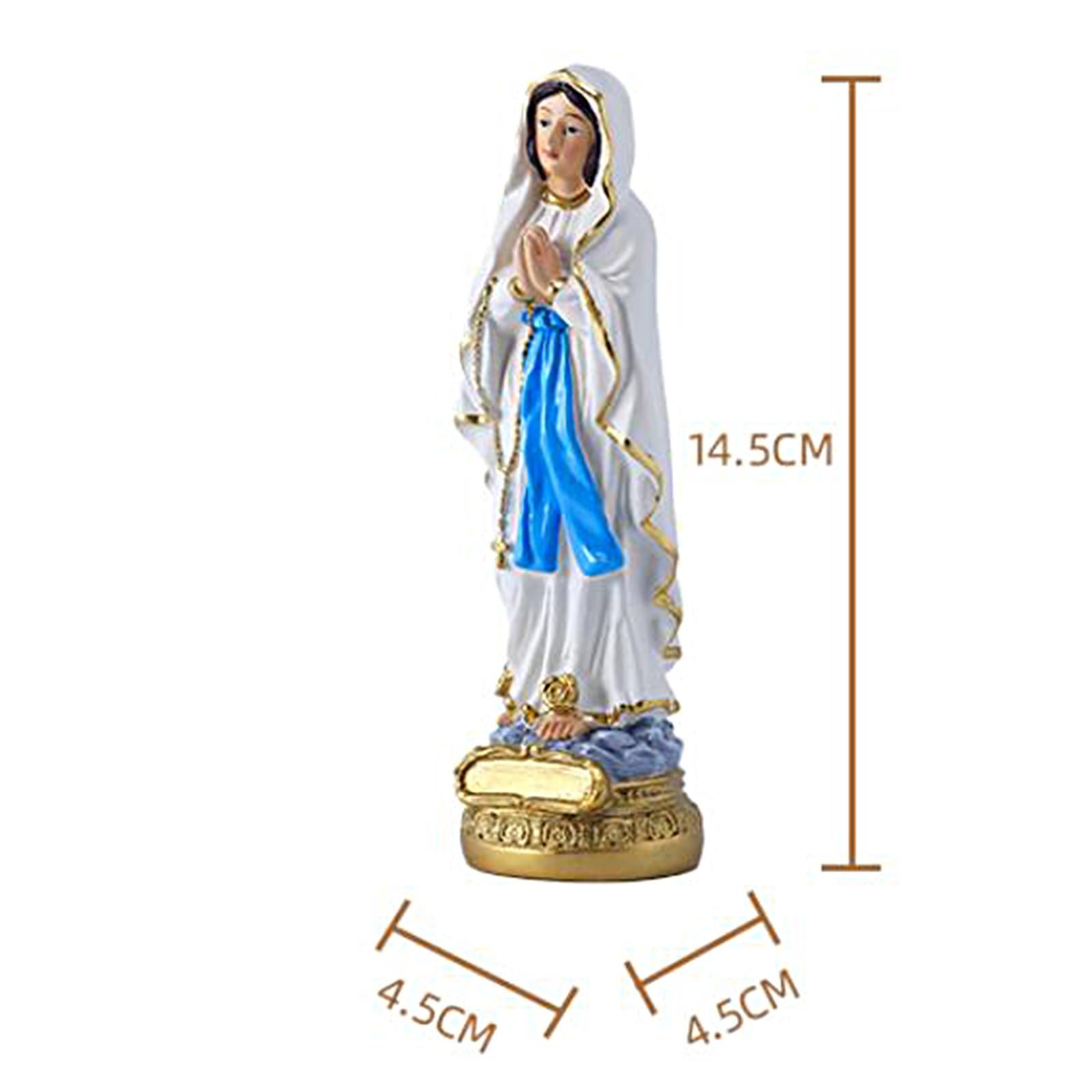Mary Statue Figurine Sculpture - Resin Art Mary ulasan dan harga