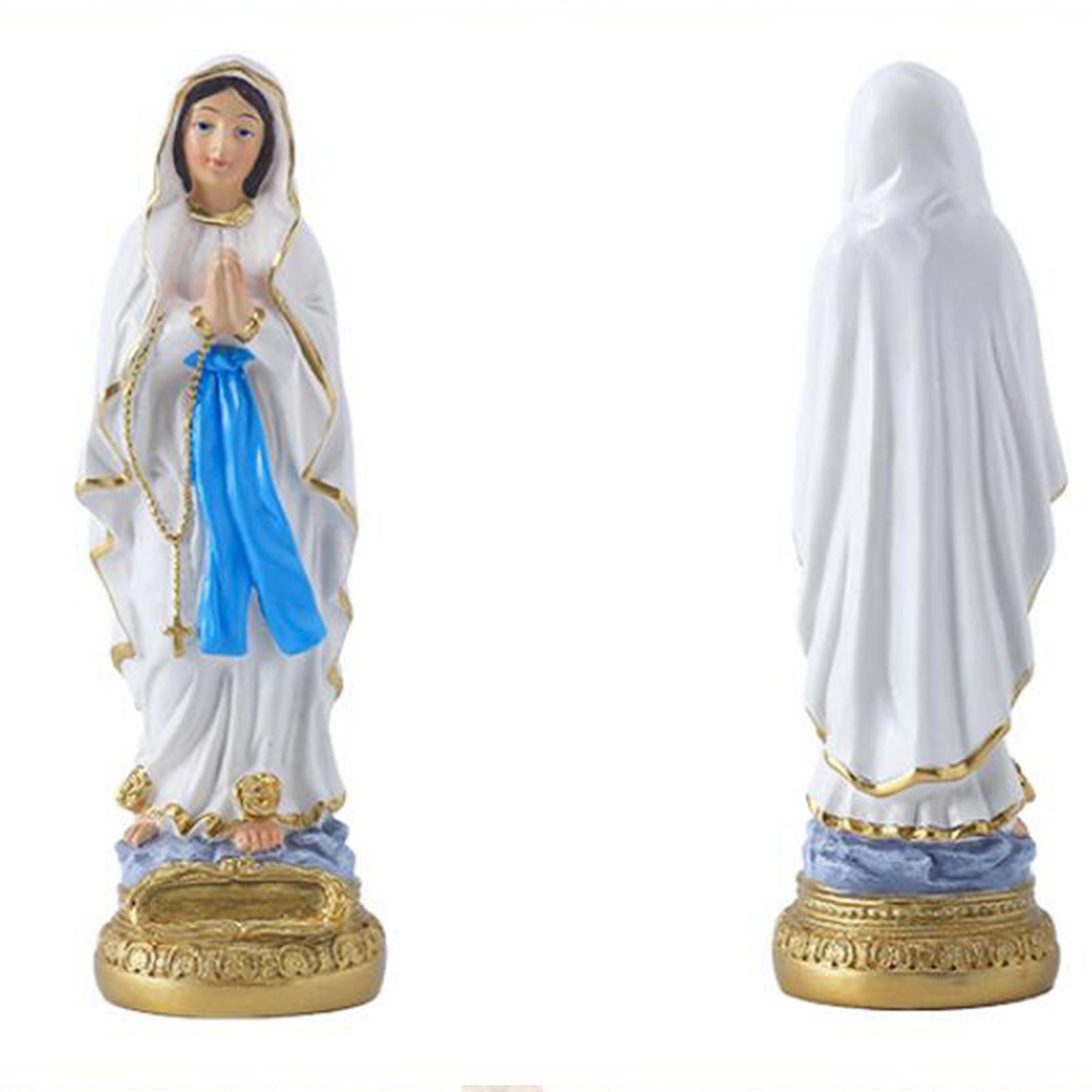 Mary Statue Figurine Sculpture - Resin Art Mary ulasan dan harga