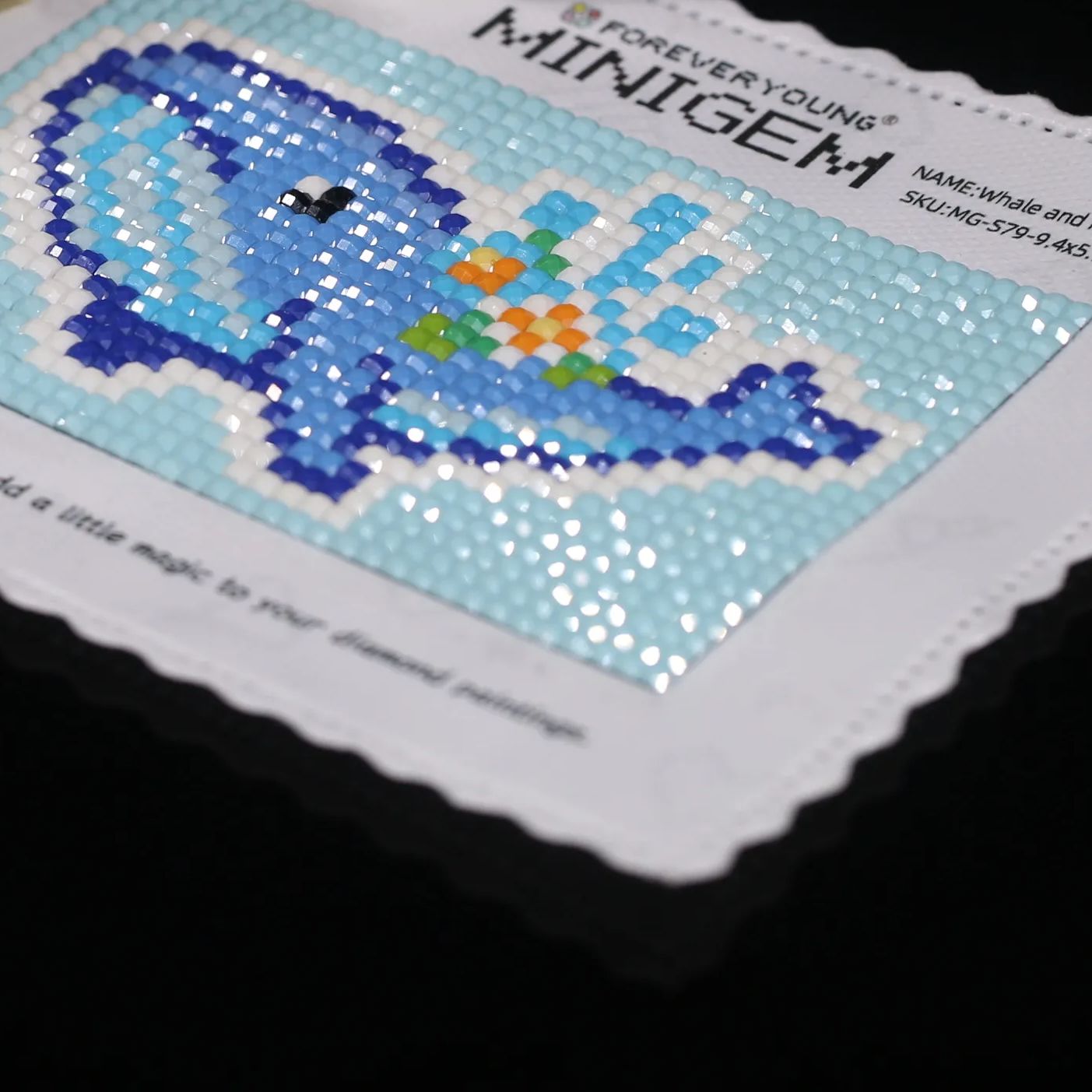 Minigem®: Whale and Flower 9.4 - Resin Art Design ulasan dan harga