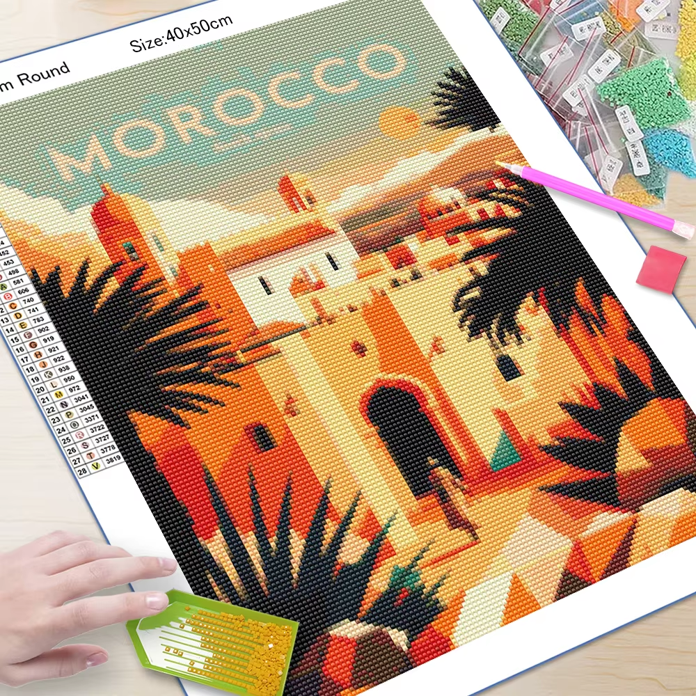 Morocco Marrakech Cappadocia I - Resin Art India ulasan dan harga