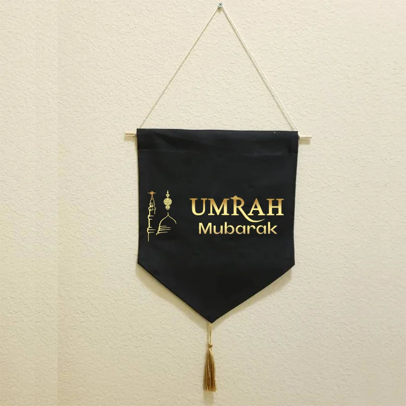 umrah hajj mubarak banner Musl - Resin Art Quran Set ulasan dan harga