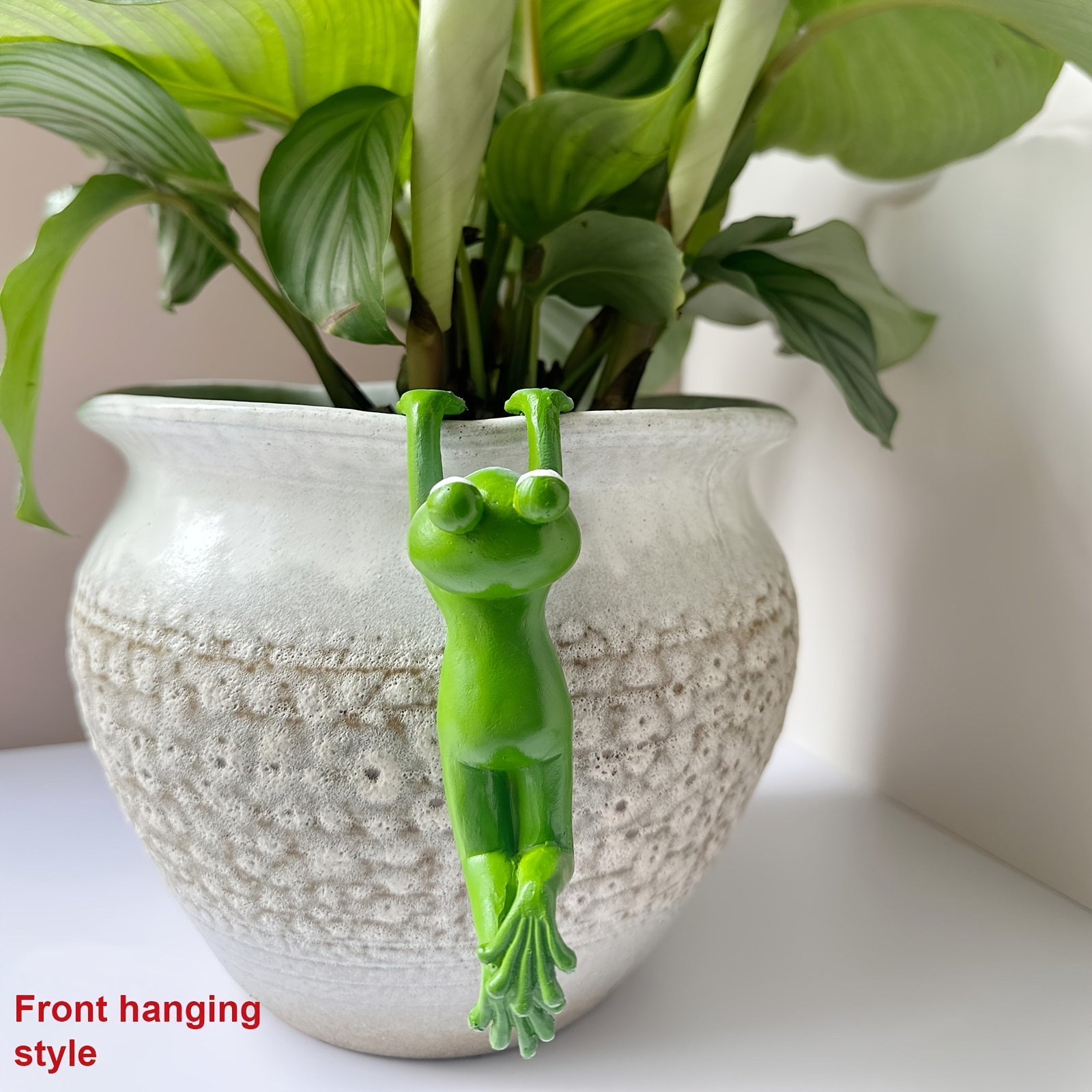 1Pc Cartoon Frog Statue, Resin - Resin Art Design ulasan dan harga