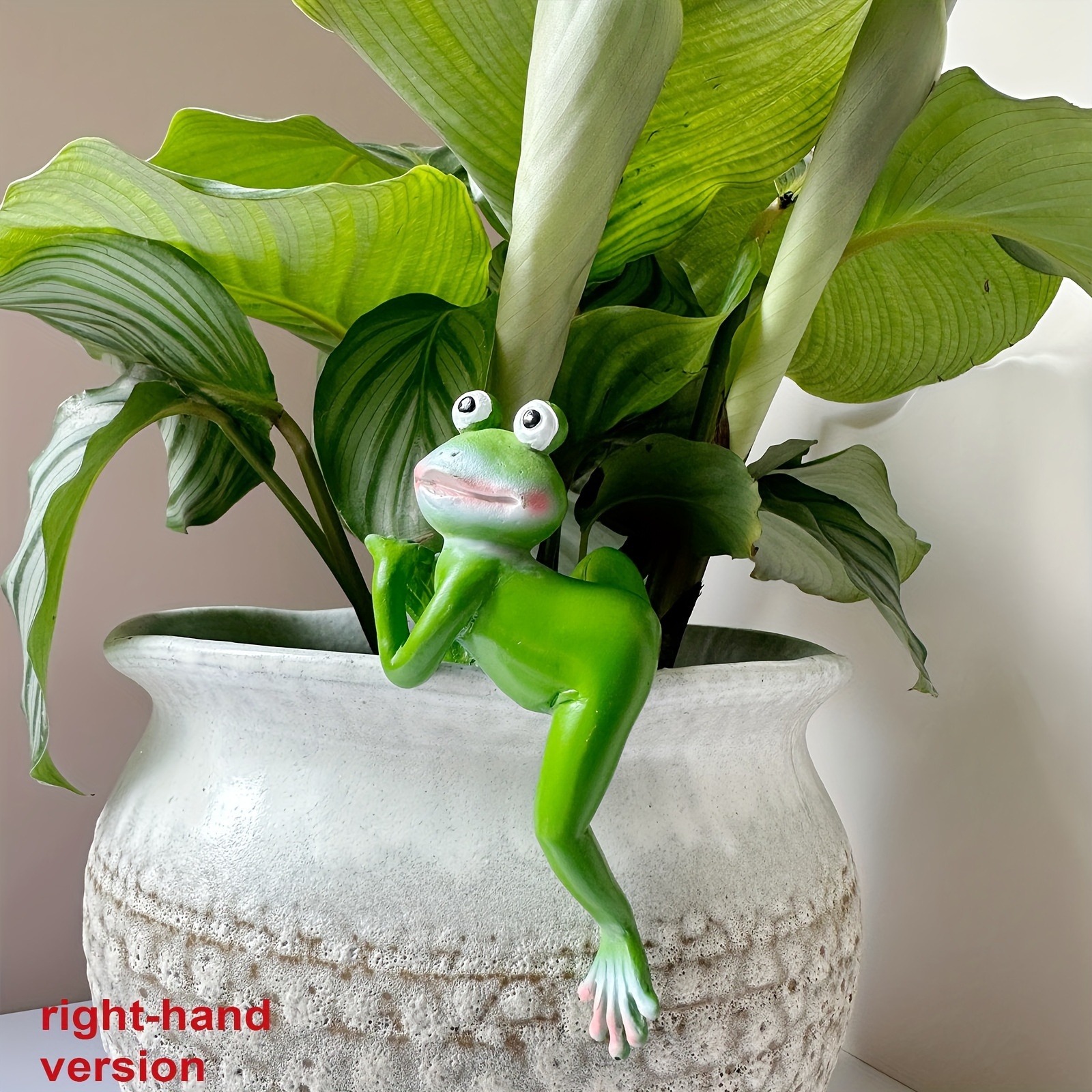 1Pc Cartoon Frog Statue, Resin - Resin Art Design ulasan dan harga