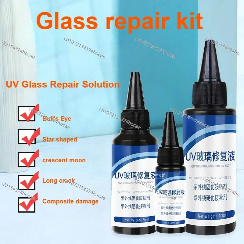 Car Windshield Repair Adhesive - Resin Art Uv Light ulasan dan harga