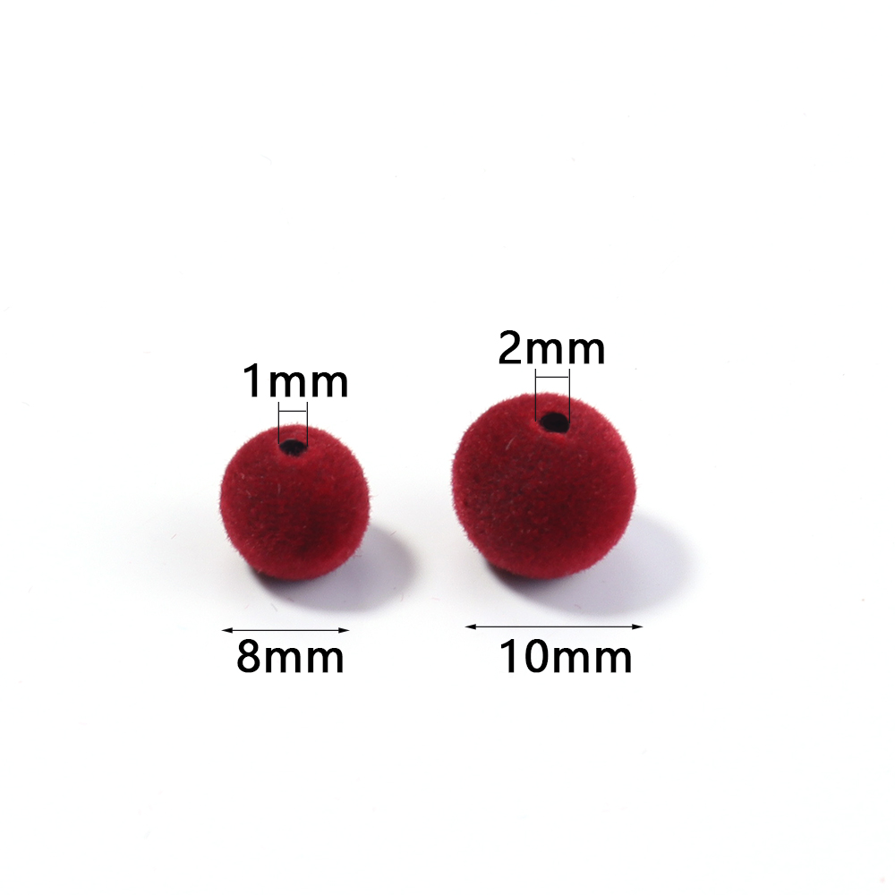 100Pcs/Lot Resin Beads 8/10mm  - Resin Art Jewellery Kit ulasan dan harga