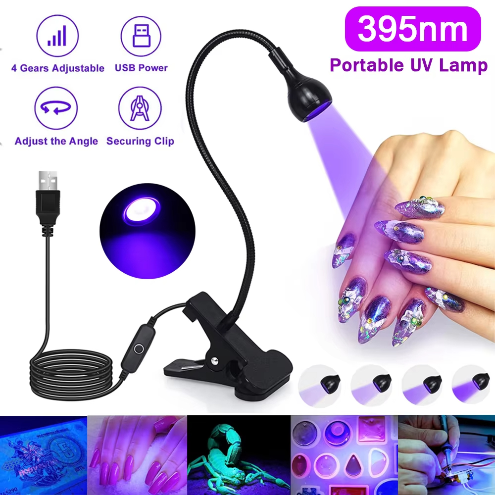 395nm UV Nail Lamp Led Ultravi - Resin Art Uv Light ulasan dan harga