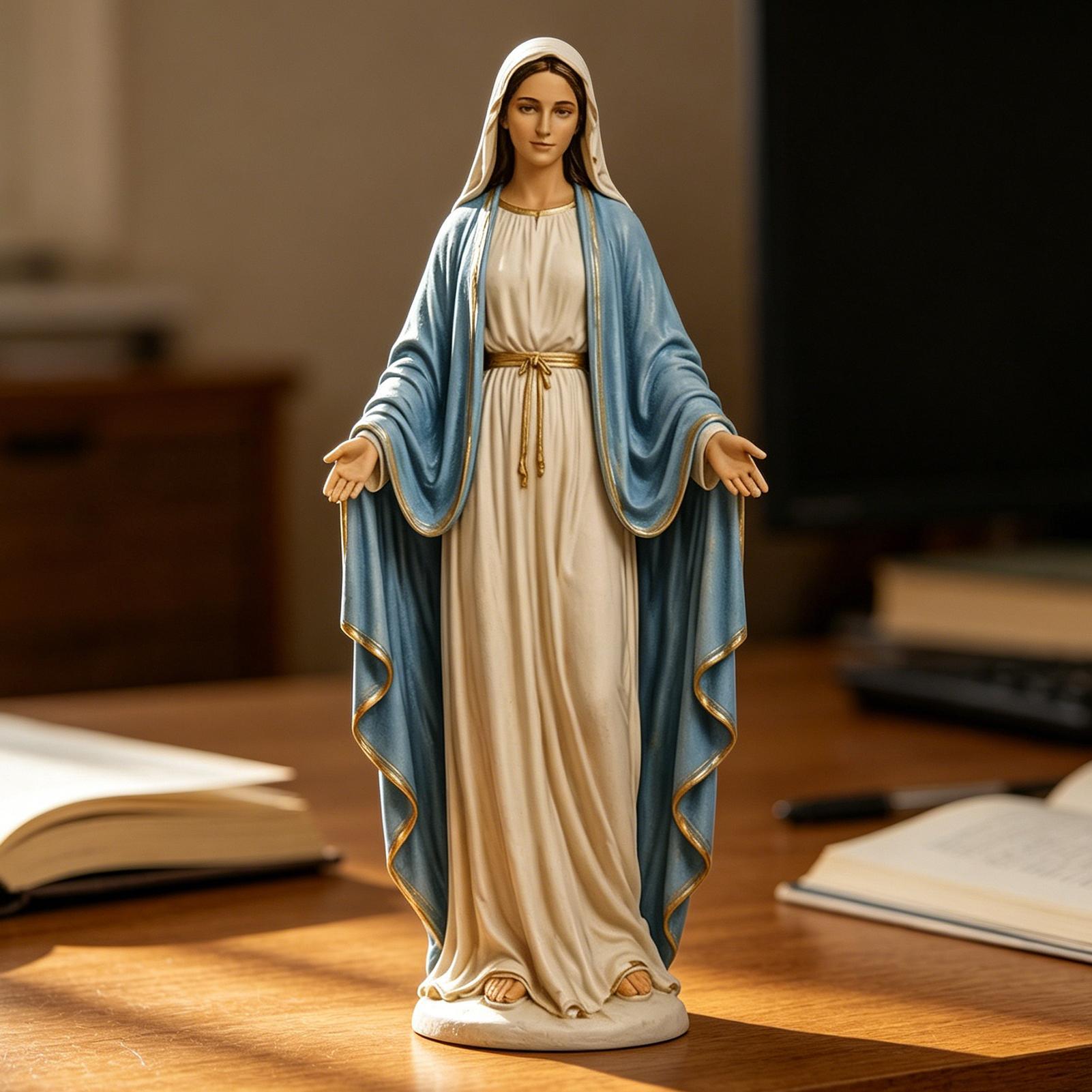 Virgin Mary Desktop Figurine O - Resin Art Mary ulasan dan harga