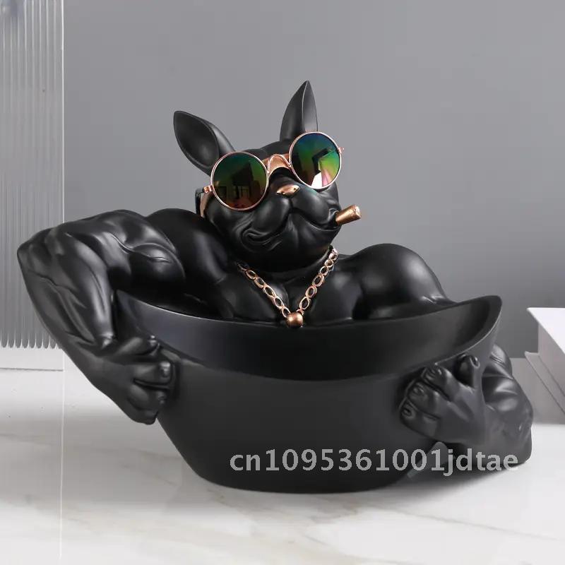 Cool Dog Figurine Statue Resin - Resin Art India ulasan dan harga