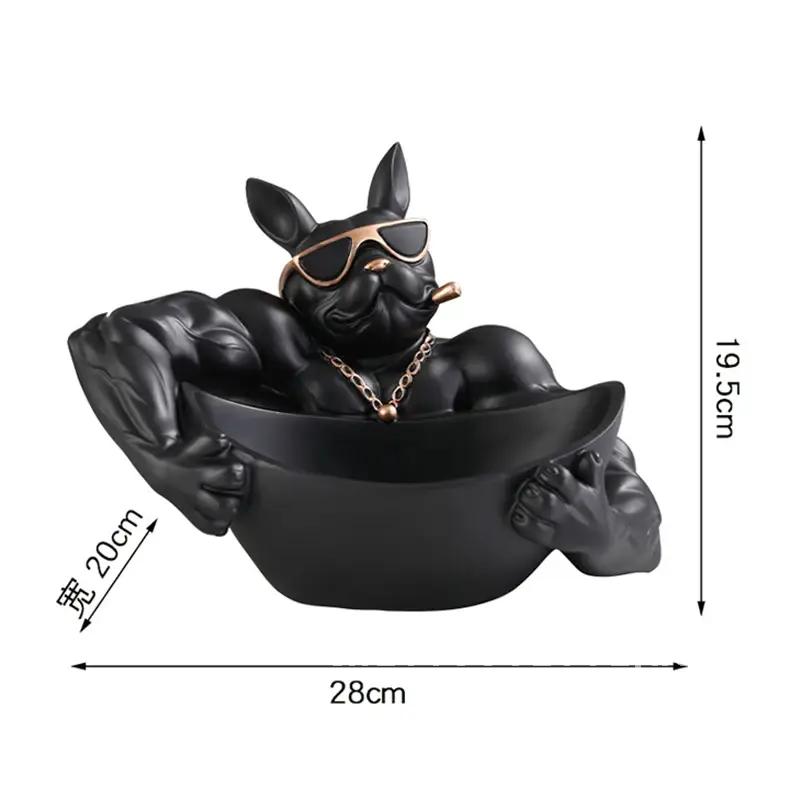 Cool Dog Figurine Statue Resin - Resin Art India ulasan dan harga