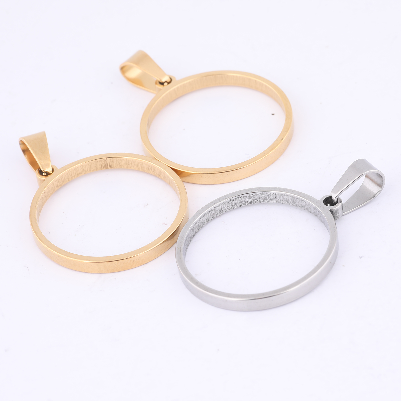 10pcs 25mm Round Open Bezel Ch - Resin Art Jewellery Kit ulasan dan harga