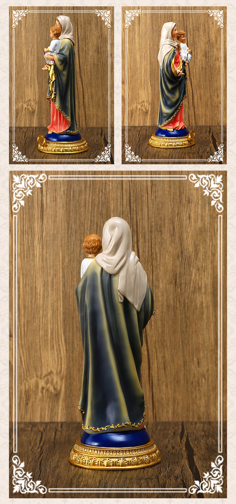 GOOD holy Christianism Catholi - Resin Art Mary ulasan dan harga