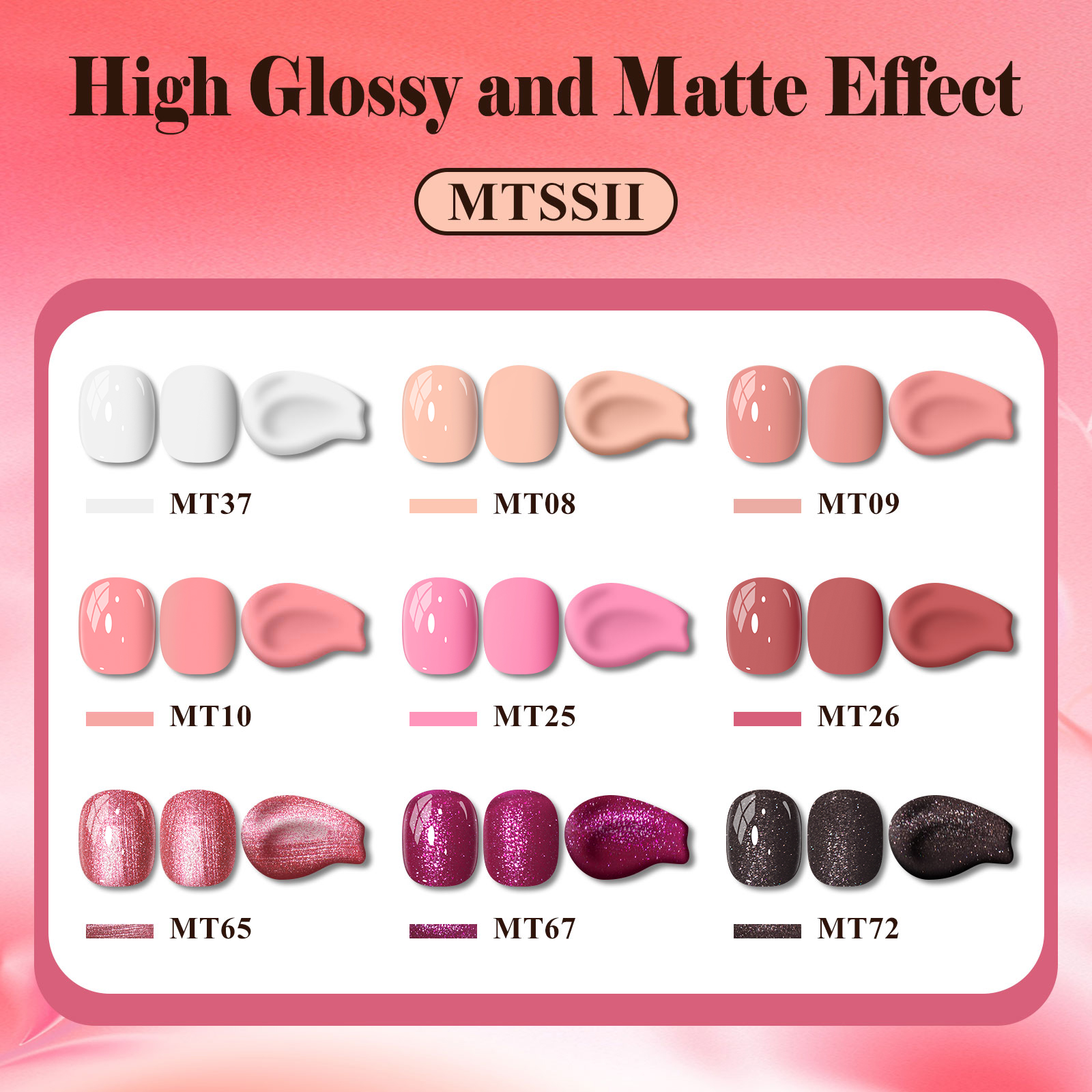 Mtssii 7ml Gel Nail Polish 72  - Resin Art All ulasan dan harga
