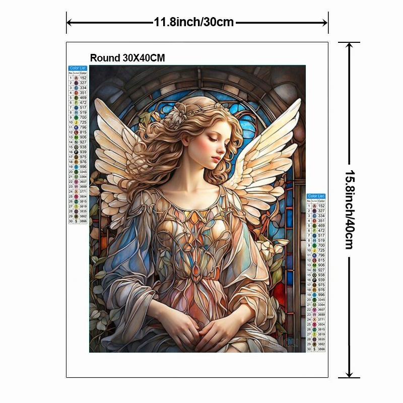 1pc frameless Religious Holy D - Resin Art Mary ulasan dan harga