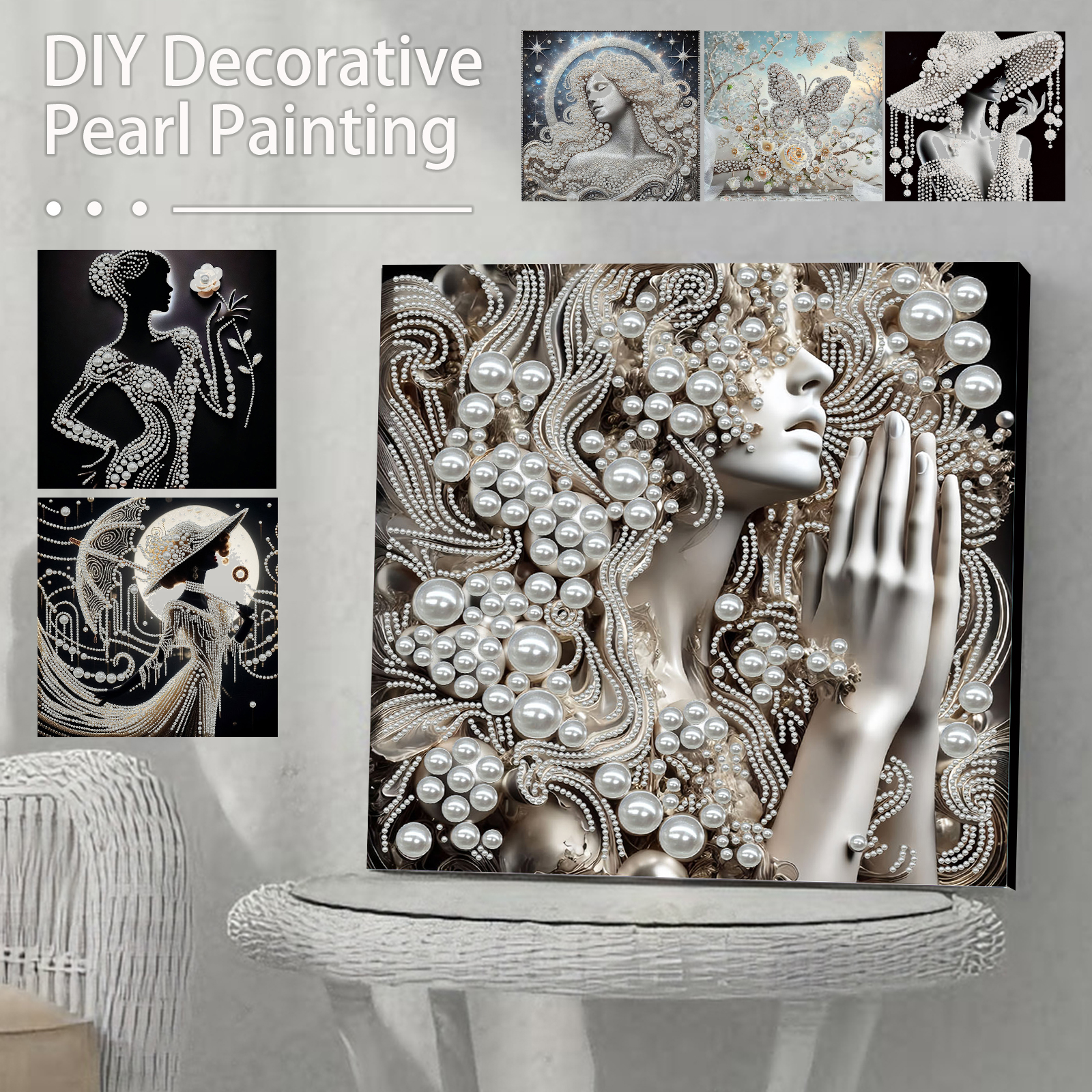 DIY Ladies Pearl Diamond Paint - Resin Art And Craft ulasan dan harga