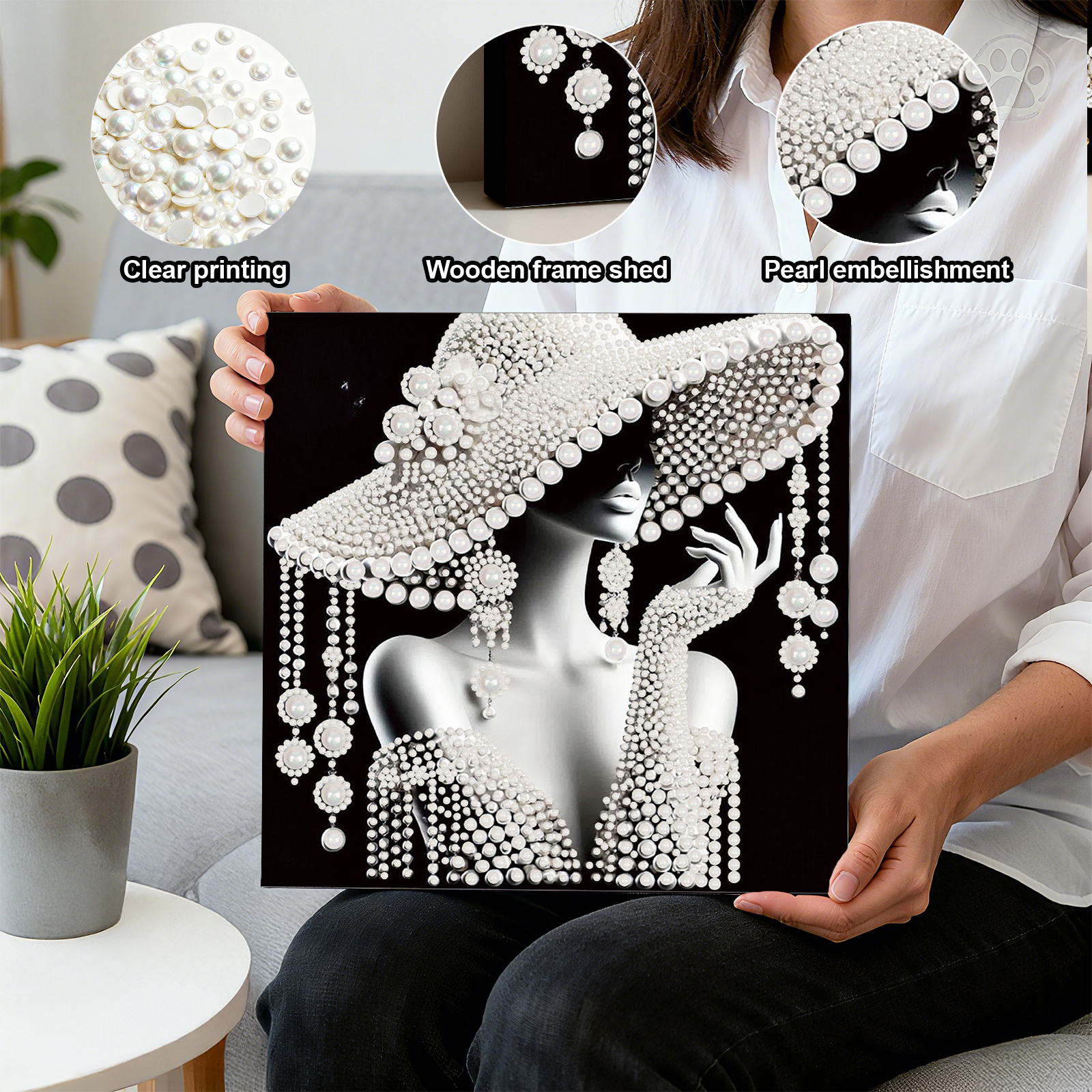 DIY Ladies Pearl Diamond Paint - Resin Art And Craft ulasan dan harga
